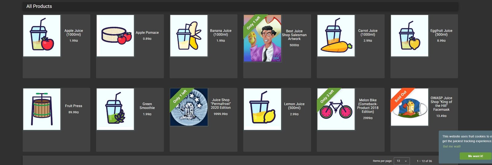 OWASP Juice Shop website download